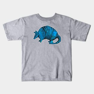 Blue Armadillo Kids T-Shirt